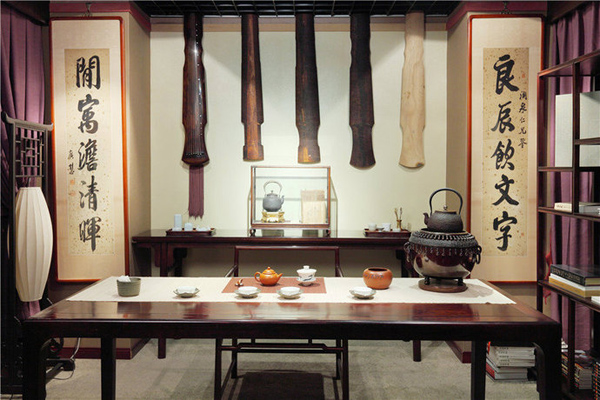 中式古韻小戶型書房裝修效果圖