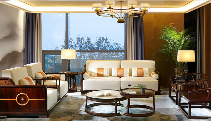 新中式家客廳紅木沙發(fā)怎么選購(gòu)？新中式紅木沙發(fā)有什么特色