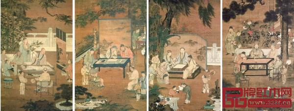 傳劉松年《十八學(xué)士圖》 傳劉松年《十八學(xué)士圖》