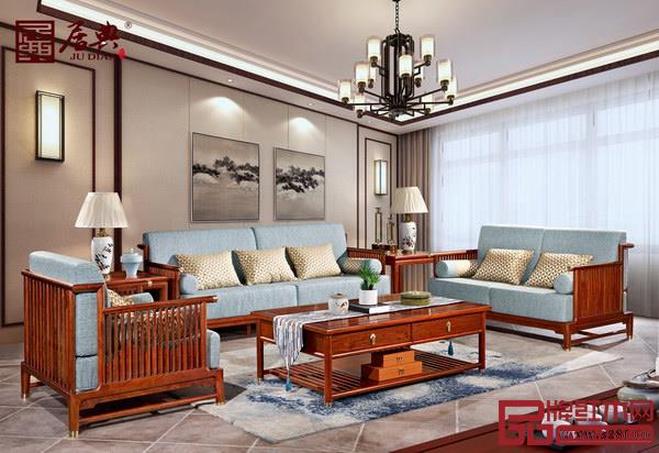 居典紅木《悅幾芳華沙發(fā)》