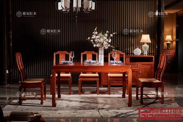 雅宋紅木《明月方餐臺》