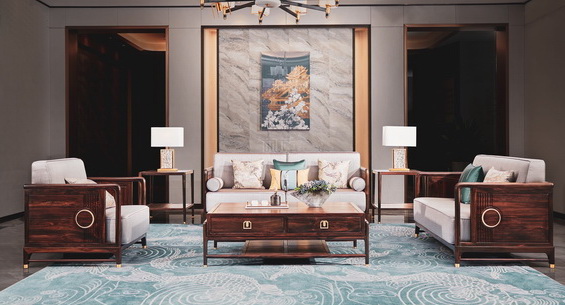 闊葉黃檀家具打造的現(xiàn)代精致空間