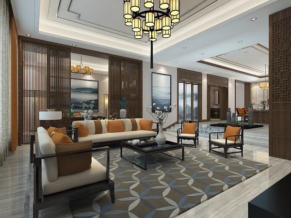 古韻的建筑，頗具中式色彩