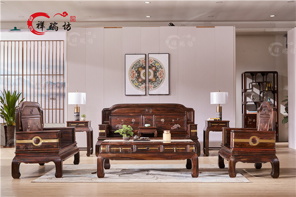 祥瑞坊黑酸枝新古典家具仍散獨特的中式魅力