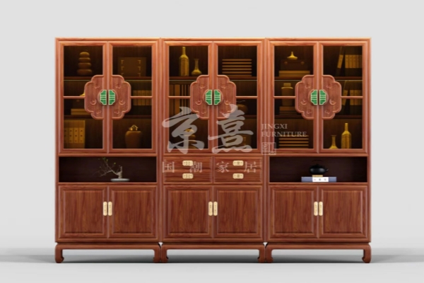 京熹國潮家居|祥瑞五斗柜：福、祿、壽、喜、財