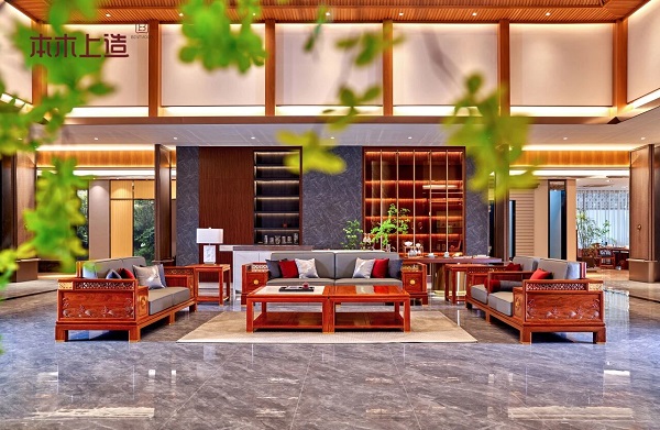 雄業(yè)家具提供整體空間的中式理想家全案服務(wù)