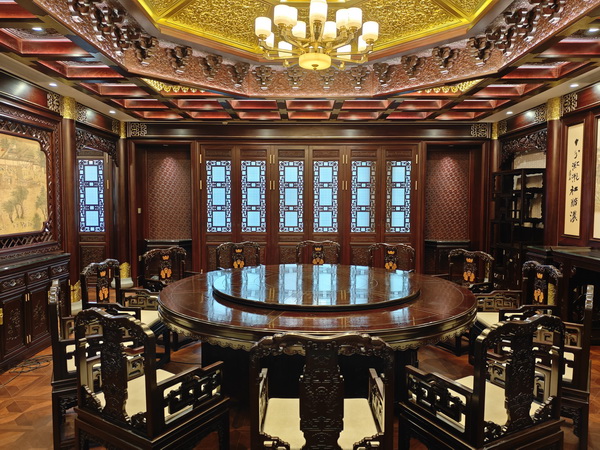 國方家居紅木整裝案例圖（部分）