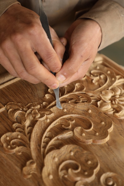 明清閣雕刻紋飾是看得見的祝福，每一處雕琢都非多余裝飾